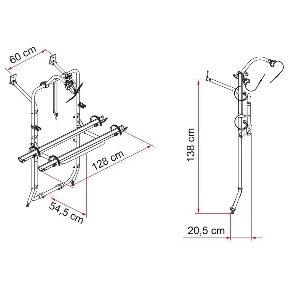 Fiamma Carry-Bike Rack for Mercedes Vito