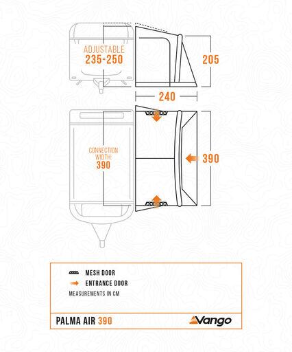 Vango Palma Air 390 Awning