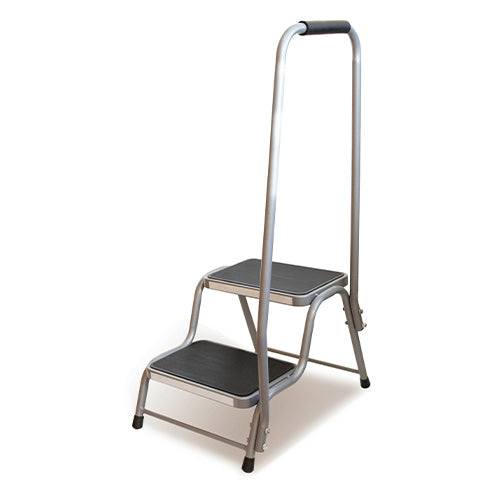 Maypole Double Steel Caravan Step with Handrail