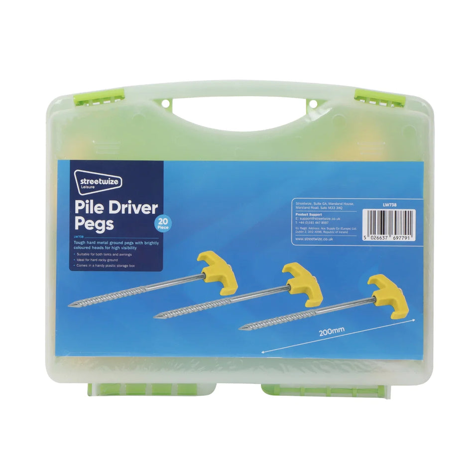 Leisurewize Rock Pegs - 20pcs