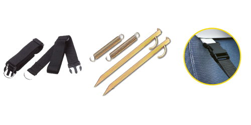 Dorema SafeLock Storm Straps (Set of 2)
