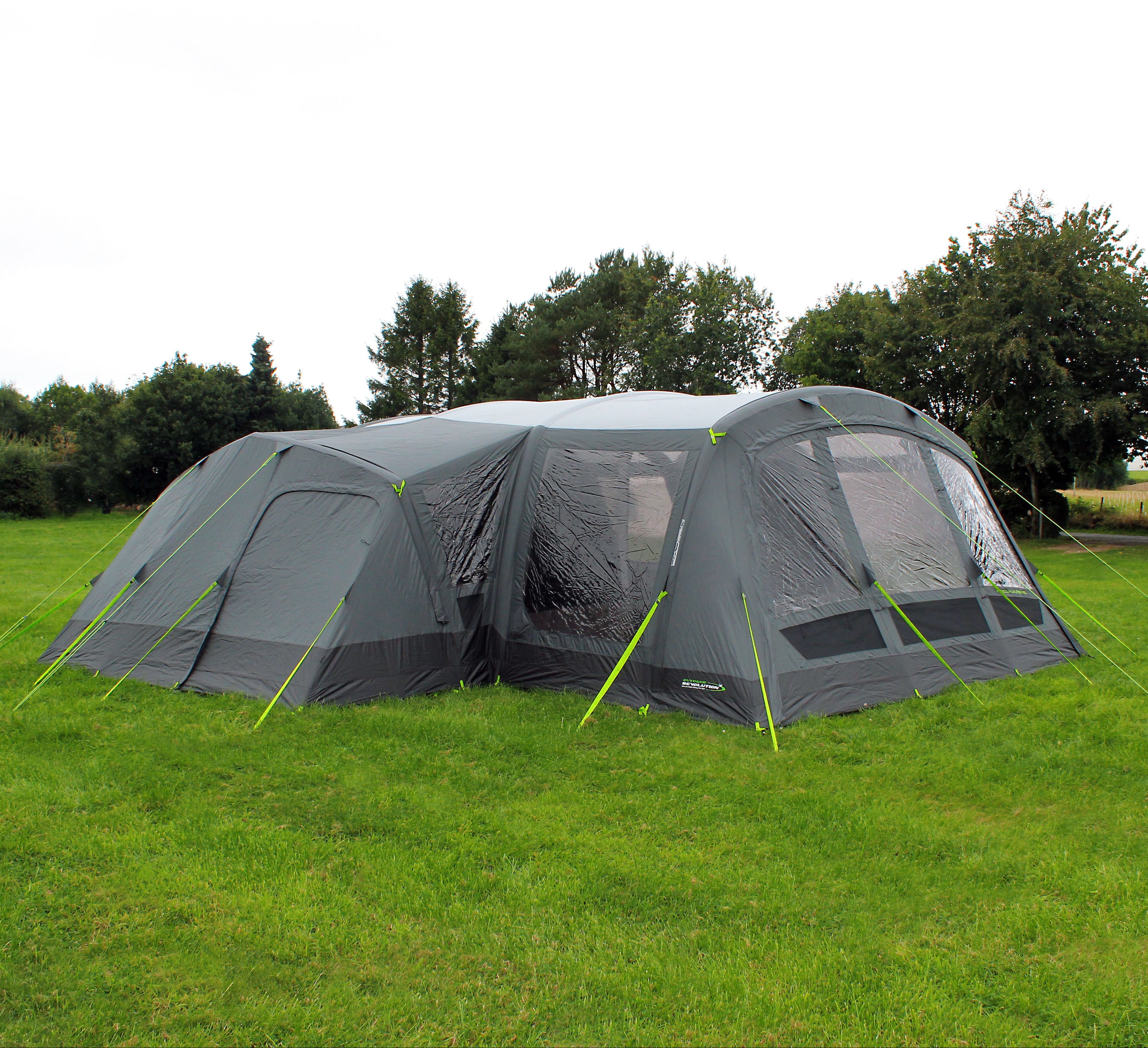 Outdoor Revolution Airedale 9.0 SEL AIr Tent w/ Side Annexe + Footprin – Onyx Outdoors