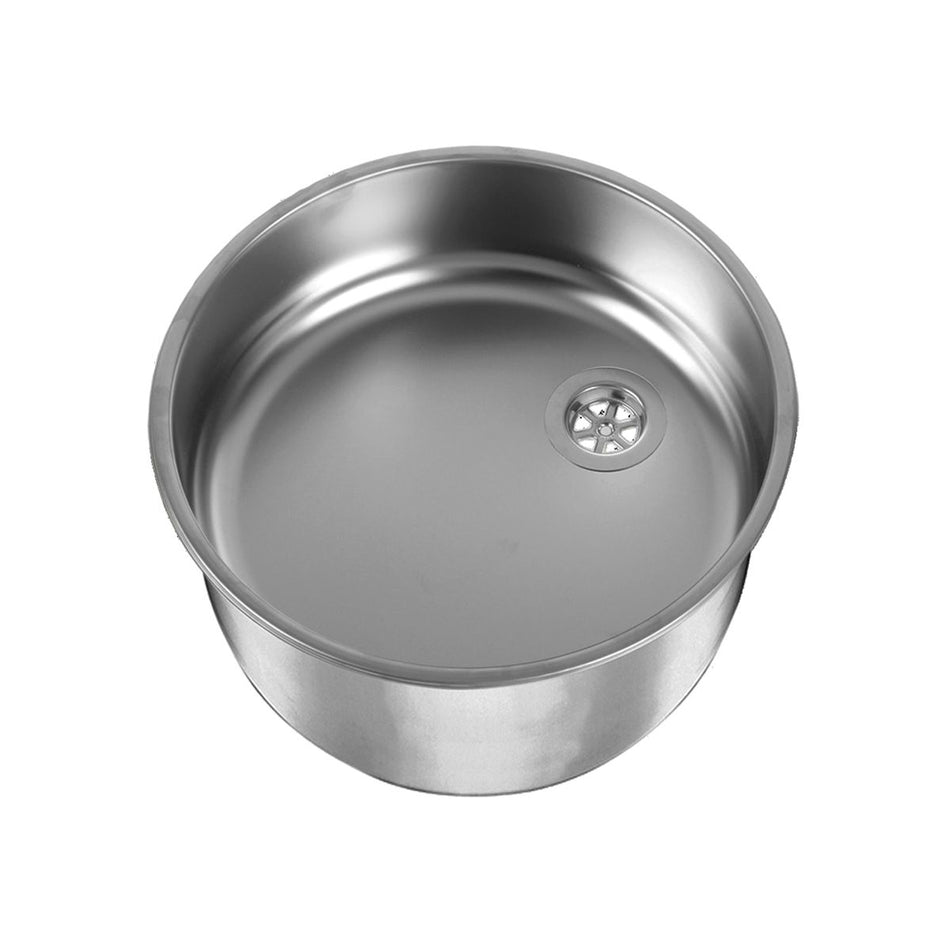 CAN Round Sink 385 x 120mm (No Waste Included)
