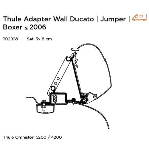 Thule 5200 Adapter for Ducato Boxer Jumper <2006